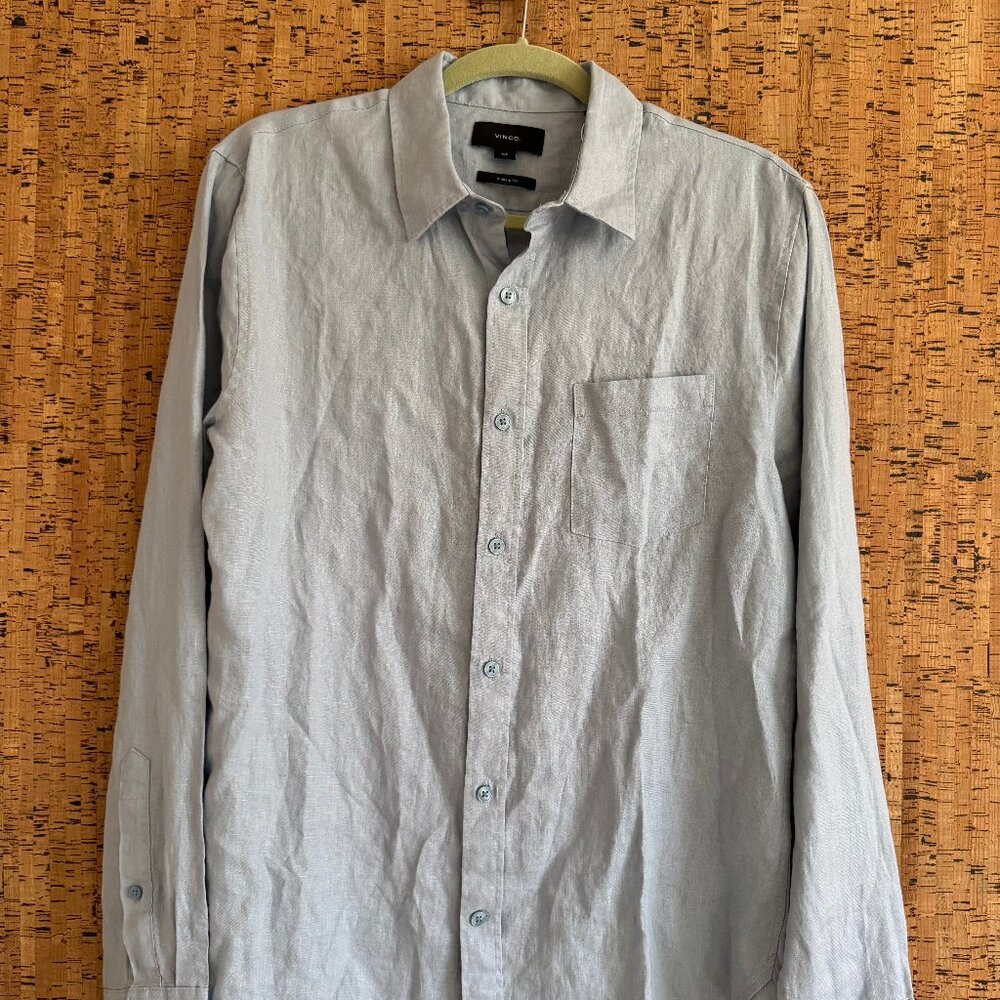 Vince Linen Shirt Size Small